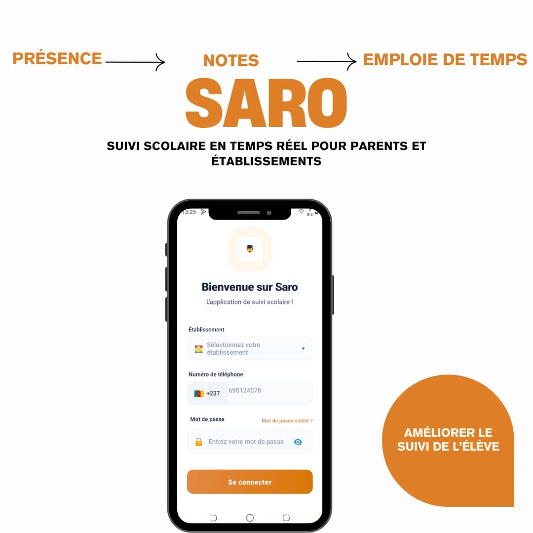 SARO — Suivi scolaire · EdTech